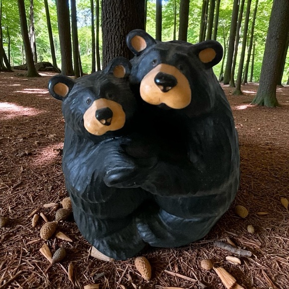 BearFoots Bears 'Bearfoot Swing' Figurine Artist Jeff Fleming Big Sky Carvers - Picture 1 of 16